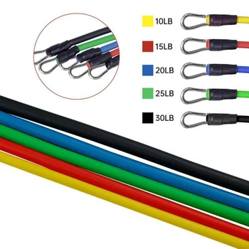 

Gym Resistance Band Workout Strength Body Shaping Quality 11PCS Trainer