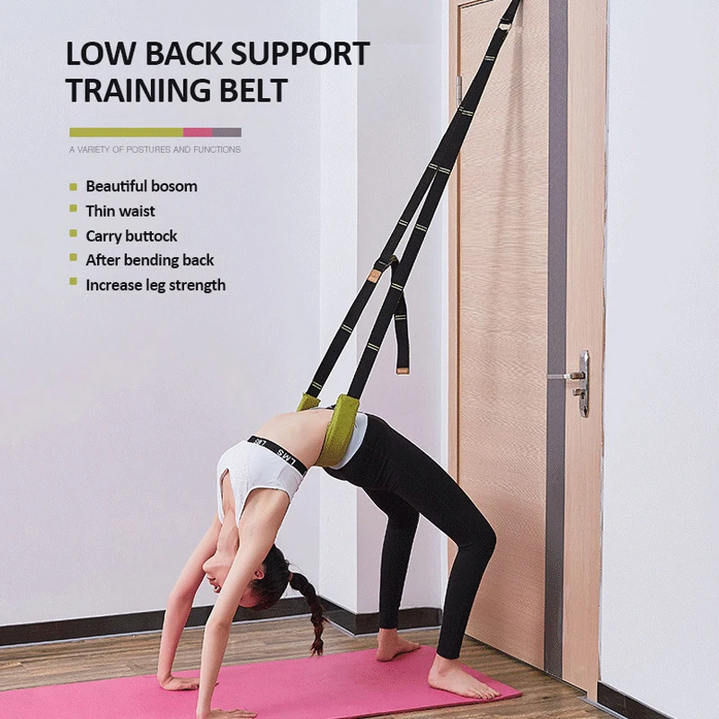 Yoga Belts Stretching Band Adjustable Support Training Pull Belt Unisex