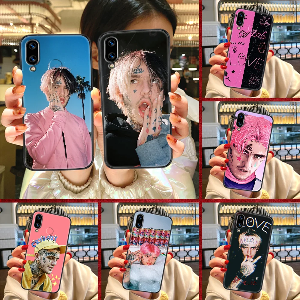 Чехол для телефона Lil Peep Hellboy Love Rapper Huawei Honor 6 7 8 9 10 10i 20 A C X Lite Pro Play черный роскошный