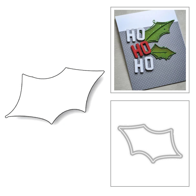 2020 New Plant Green Leaf and Leaves Silhouettes Metal Cutting Dies Cut For DIY Scrapbooking Greeting Card Paper Making No Stamp | Дом и сад
