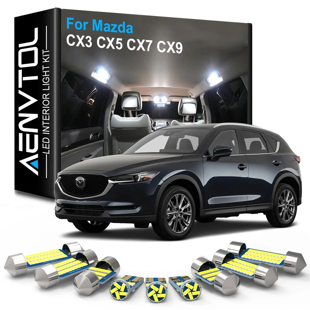 AENVTOL Canbus для Mazda CX3 CX5 CX7 CX9 CX 3 5 7 9 2007 2010 2011 2015 2016 2017 2018 2020 2021 аксессуары светодиодные