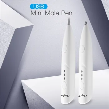 

CkeyiN Mini Ionic Mole Tattoo Freckle Removal Pen Sweep Spot Mole Removing Wart Dark Spot Remover USB Plasma Pen Needles