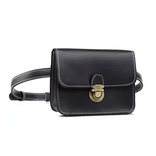 Повседневная кожаная нагрудная поясная сумка, мягкая сумка с клапаном для женщин, Crazy Horse кожа, Черный винтажный ремень, кошелек для денег, сумка для телефона