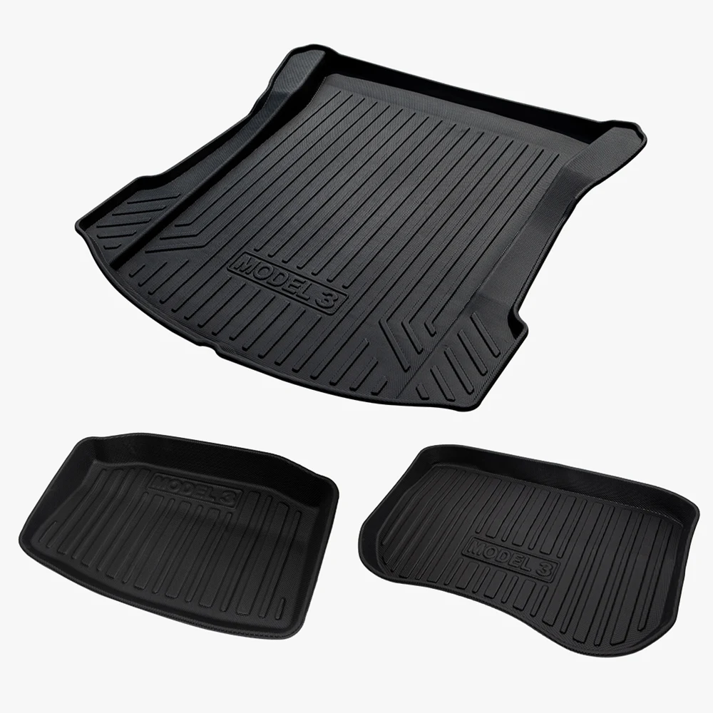 

2020 New For Tesla Model 3 TPE Car Waterproof and odorless TPE front/trunk mat model3 accessories model three model Y