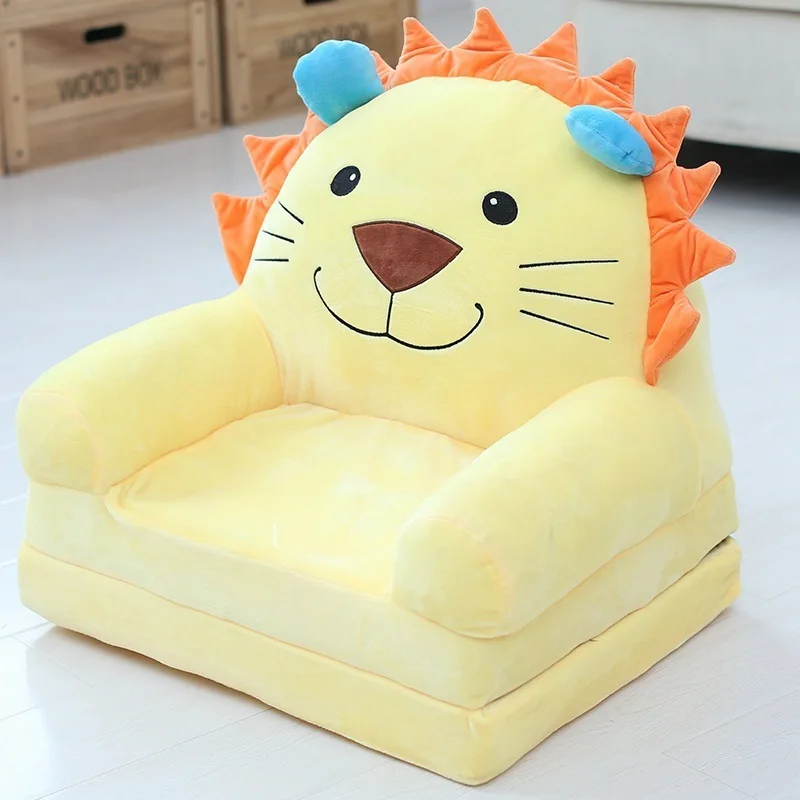 Корона, диван, обеденный стул, оригинальное животное, ворс, игрушки, детский складной диван, мягкие сиденья, стул