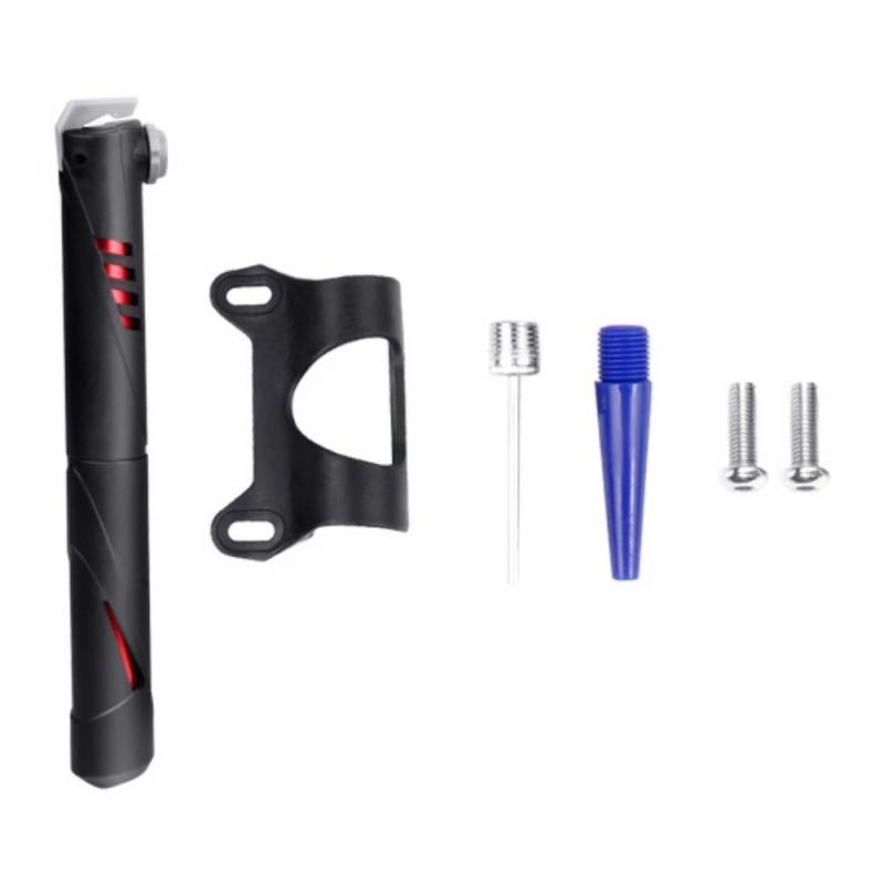 Portable Bicycle Hand Pump Basketball Soccer Toy Tire Air Pump Aluminum Alloy Durable Cycling Accessories