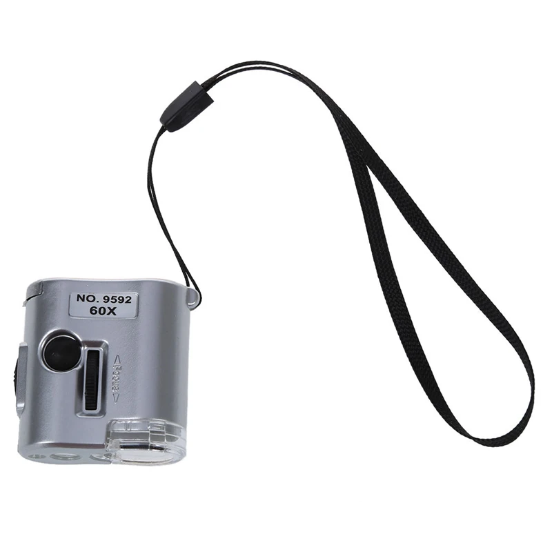 

Microscope with LED illuminating X 60 new jewelry 60 x Magnifier watchmaker ticket