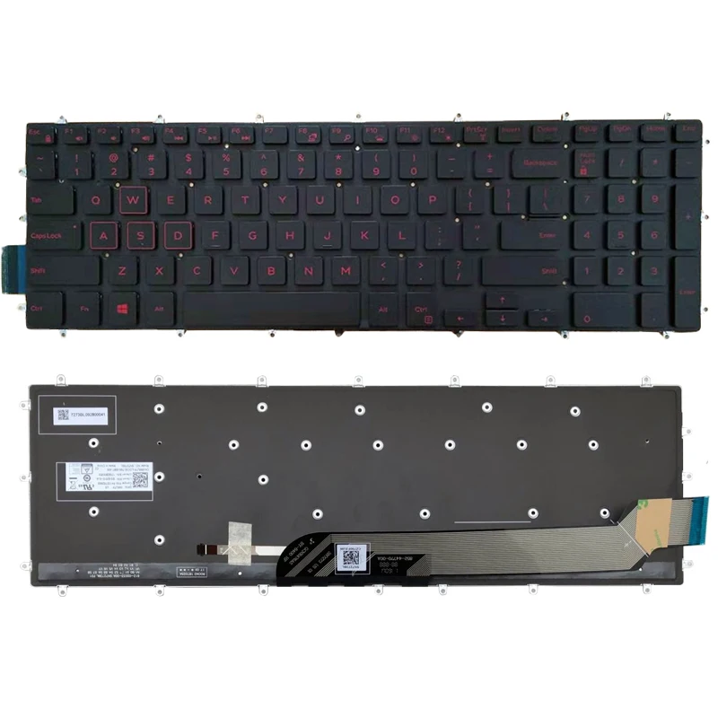 Teclado Retroiluminado de Substituição para Dell G33579 G3-3779 Laptop de Jogos de G55587 de G77588 - Imagem 6