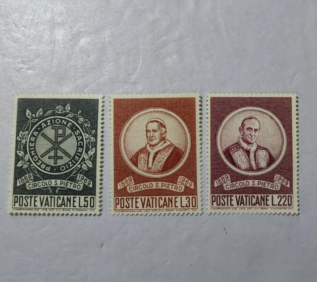 A59 Vatican 1969 The Church of St. Peter was established， Post Stamps  Postage Collection