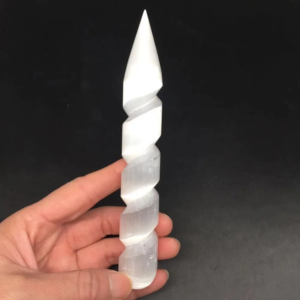 Selenite spiral wand (2)