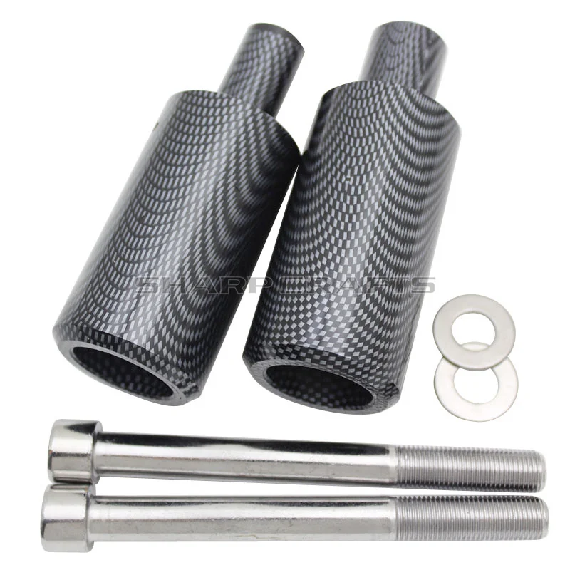 Motorcycle No Cut Frame Sliders Falling Protection Engine Crash Protector Block For HONDA CBR600RR F5 CBR600 2003 2004 2005 2006 - Цвет: Carbon