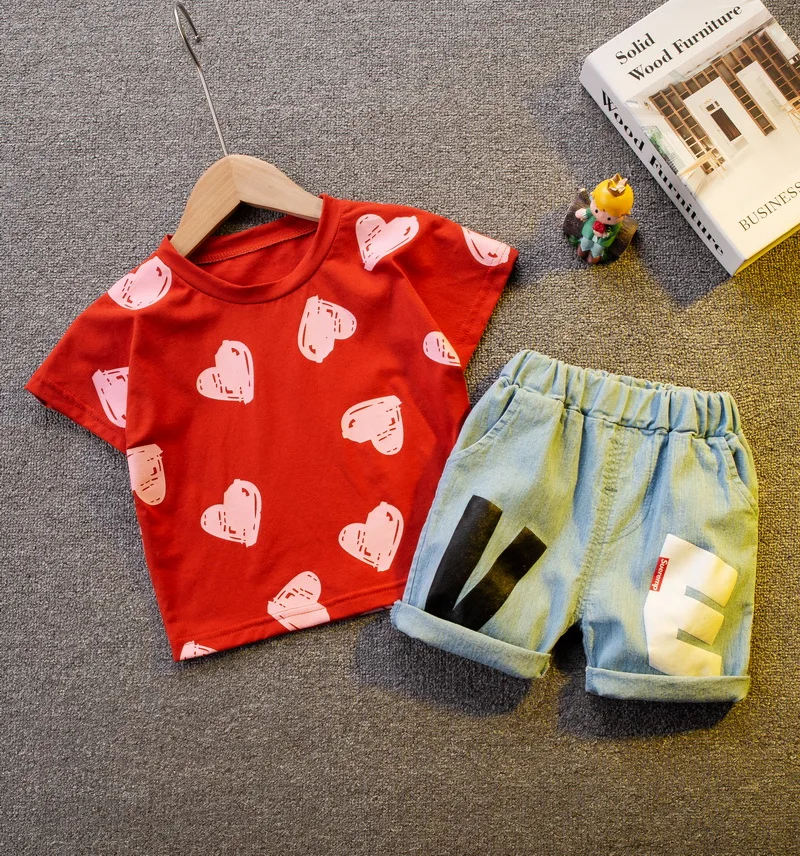 

0-5 Years Summer Boy Clothing Set 2021 New Casual Fashion Active Sport T-shirt+ Pant Kid Children Baby Toddler Boy Clothing