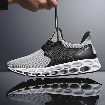 

2020 Hot Sale Training Shoes Mens Mesh Breathable Barefoot Running Shoes Brand Mens Sneakers Low Top Boy Trainers Red Gym Shoes