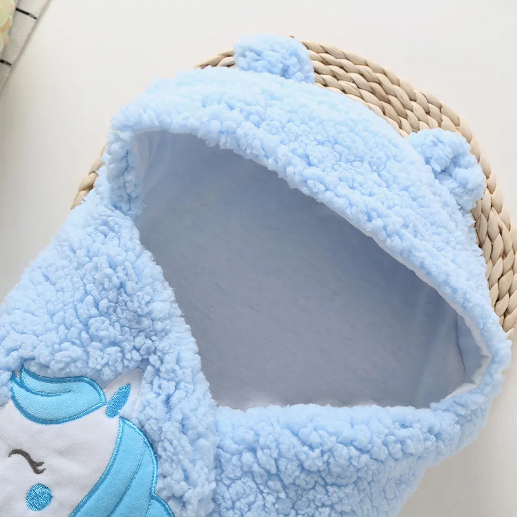 Baby's Clothing Set, Cute Cartoon Warm Wrap Blanket Jumpsuit One-piece Suit for Birthday Party Photography