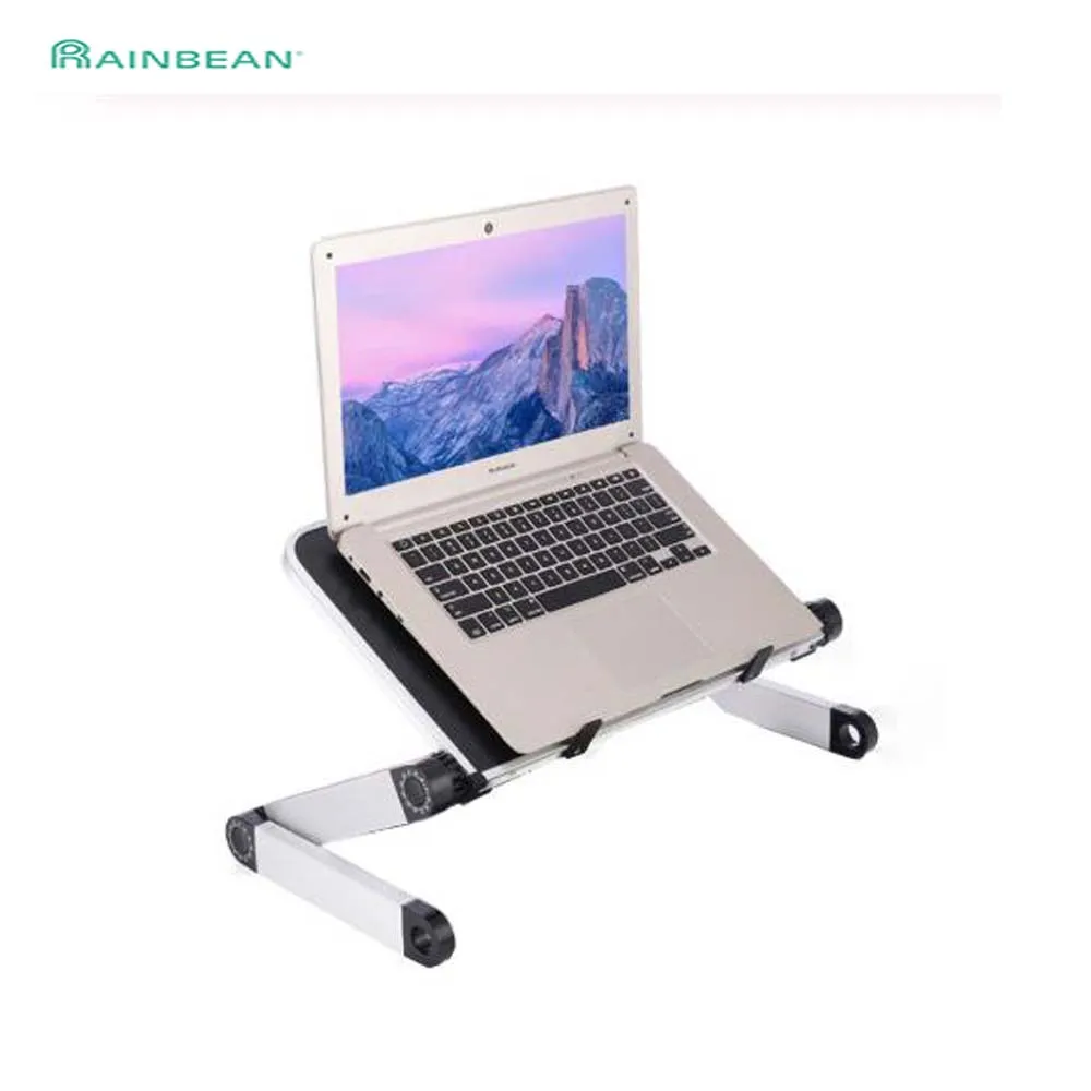 Ergonomic Laptop Stand Lap Desk Table for Bed Couch Picnic Breakfast Book Stand Folding Adjustable