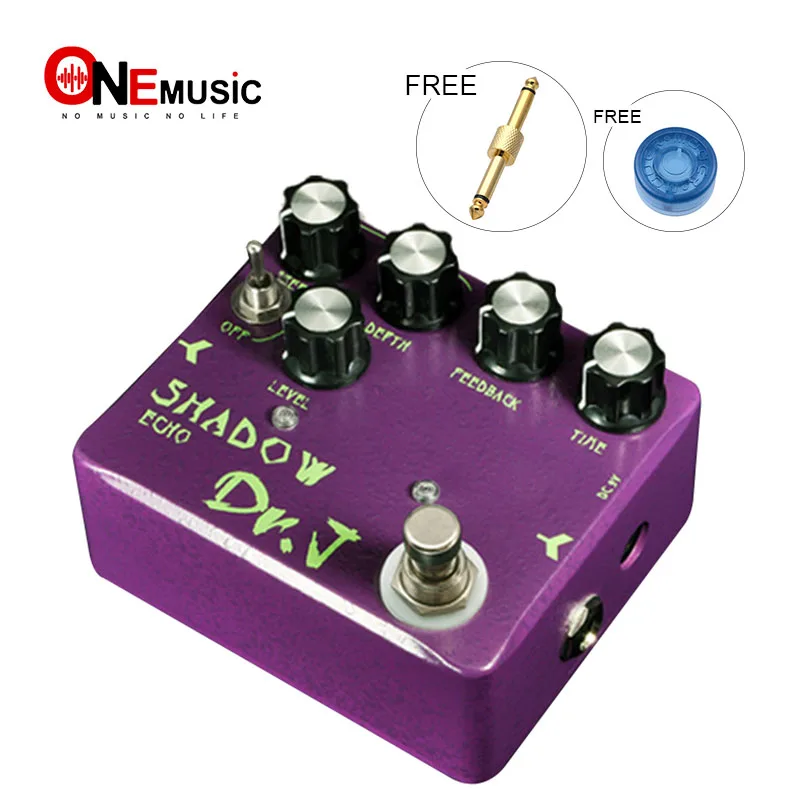 

DR.J by JOYO D-54 SHADOW ECHO Effect Guitar Pedal with Free Connector