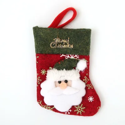 Рождественская корзина для хранения конфет украшение корзина для хранения Санта Клауса рождественские украшения для подарков для дома - Цвет: D