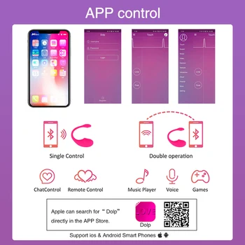 Smart APP Bluetooth Vibrator Sex Toy for Woman Remote Control Clitoris G-spot Stimulator Vagina Massager Bullet Vibrator 2
