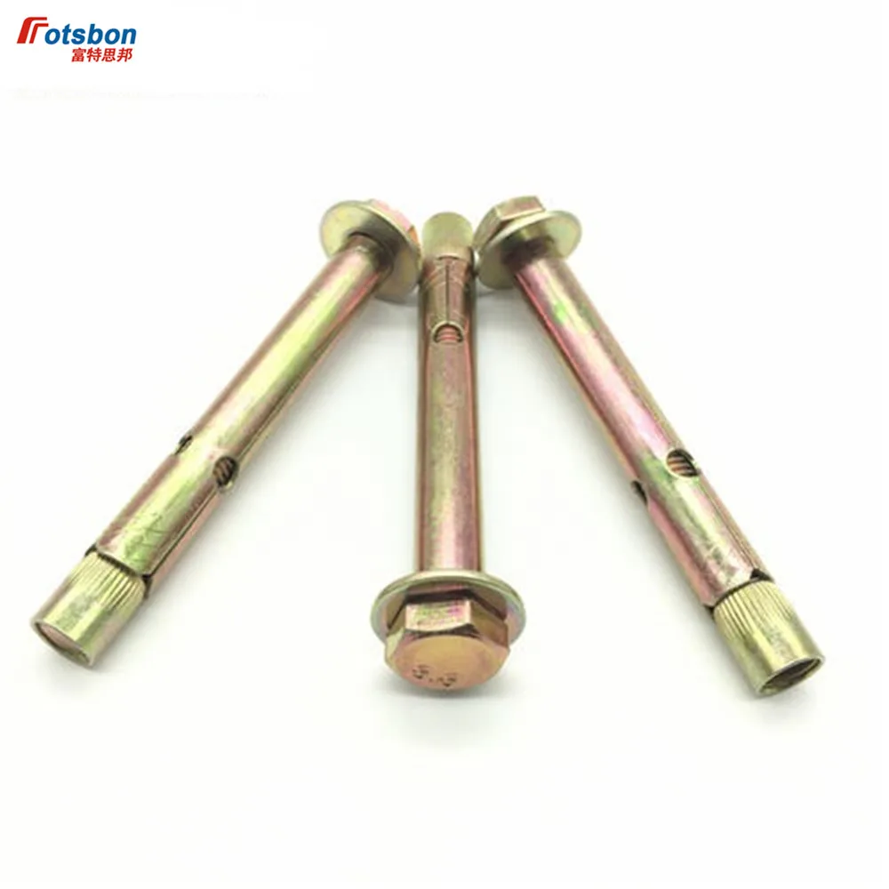 

M6/M8/M10 Drop In Expansion Anchor Hex Bolts Conical Cap Sleeve Type Anchor Enhanced Bolt Cerrojo Boulon Pernos Bouten Parafusos