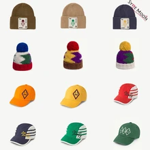 Шапки для маленьких мальчиков; бренд TAO г.; осенне-зимние теплые вязаные шапки для мальчиков и девочек; новые модные детские шапки с принтом