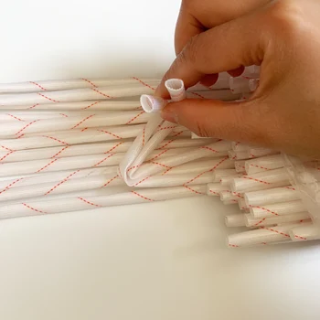 

10pcs 90cm long 1-8mm insulating bushing high temperature resistant glass fiber bushing flame retardant yellow wax pipe