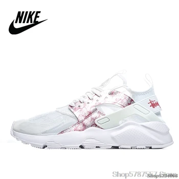 

STUSSY Nike Air Huarache Run Premium 4th generation Wallace retro Women's running shoes Size 36-39