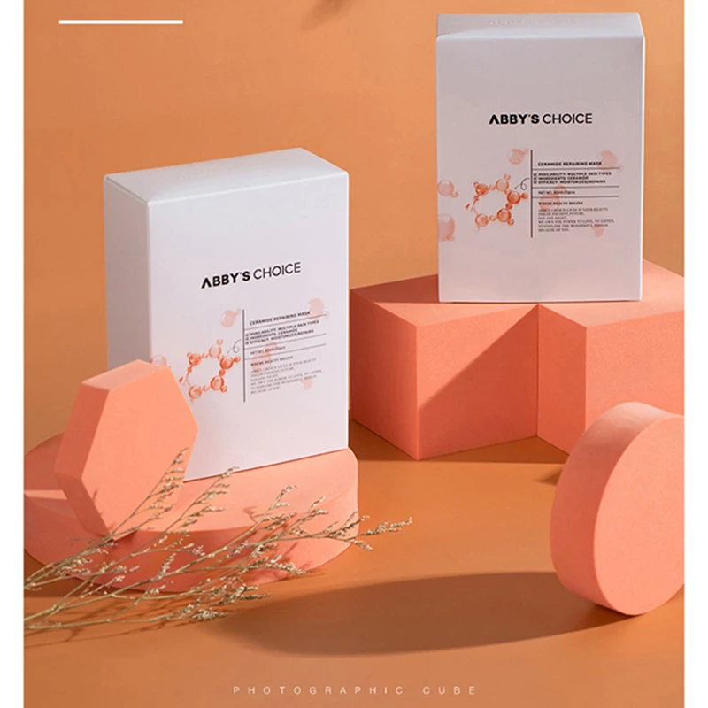 Estúdio de Fotografia Novo Fundo Adereços Espuma Cubos Geométricos Foto Cosméticos Ainda Vida Acessórios - Image 4