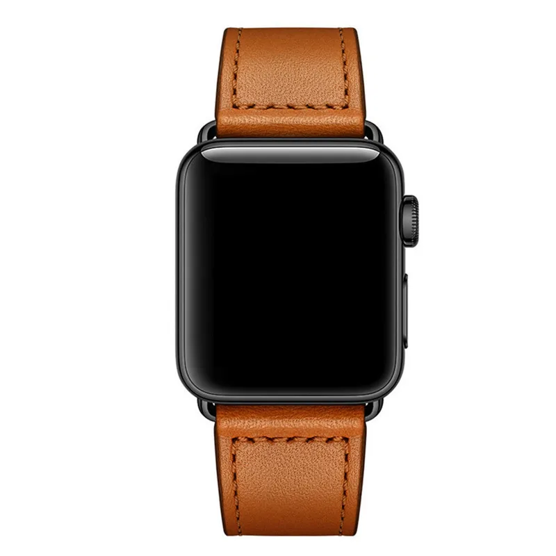 44 мм 40 мм 38 мм 42 мм кожаный ремешок для Apple Watch петля для Iwatch ремень модный браслет аксессуар
