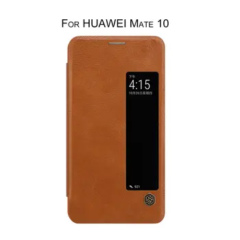 

NILLKIN Leather Cell Phone Case Anti-collision Mobile Phone Cover Drop Resistant Phone Shell Anti-skid Case For HUAWEI Mate 10