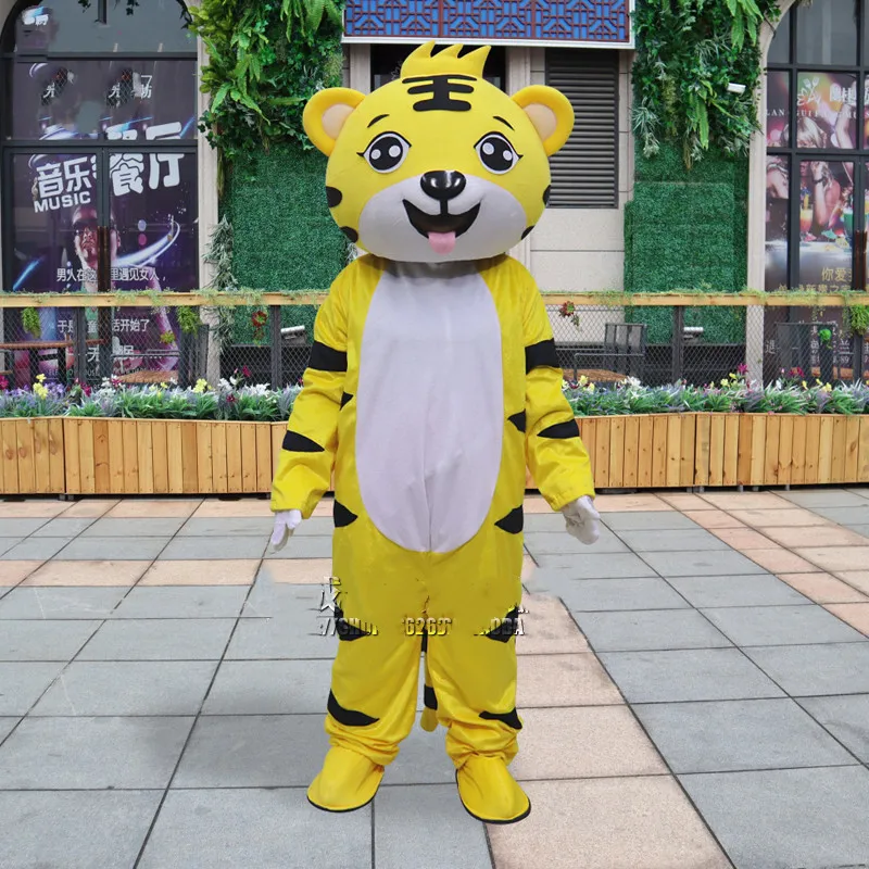 Талисман Взрослый CostumeTiger талисман костюм высокого качества аниме тема Косплей костюмы Рождество Необычные карнавальные вечерние костюмы