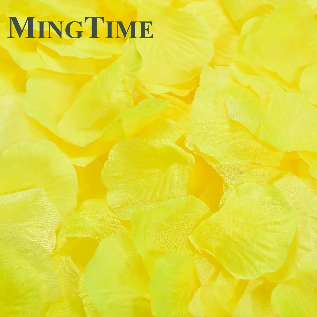 100pcs Colorful Silk Rose Petals - Romantic Table Confetti