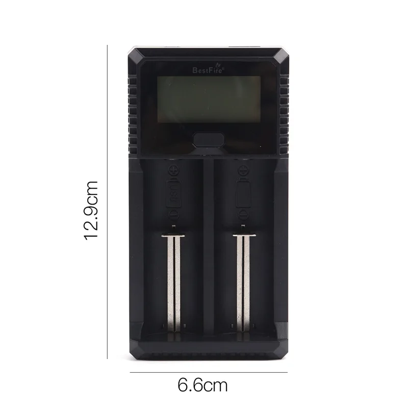 Bestfire C-2A 18650 зарядное устройство lcd USB Смарт зарядное устройство 2 слота для 18650 26650 18350 батарея для AA AAA аккумуляторные батареи