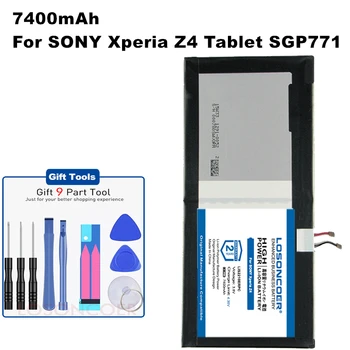 

LOSONCOER 7400mAh LIS2210ERPX LIS2210ERPC Tablet Battery For SONY Xperia Z4 Tablet Ultra SGP771 SGP712 1291-0052 +Free tools