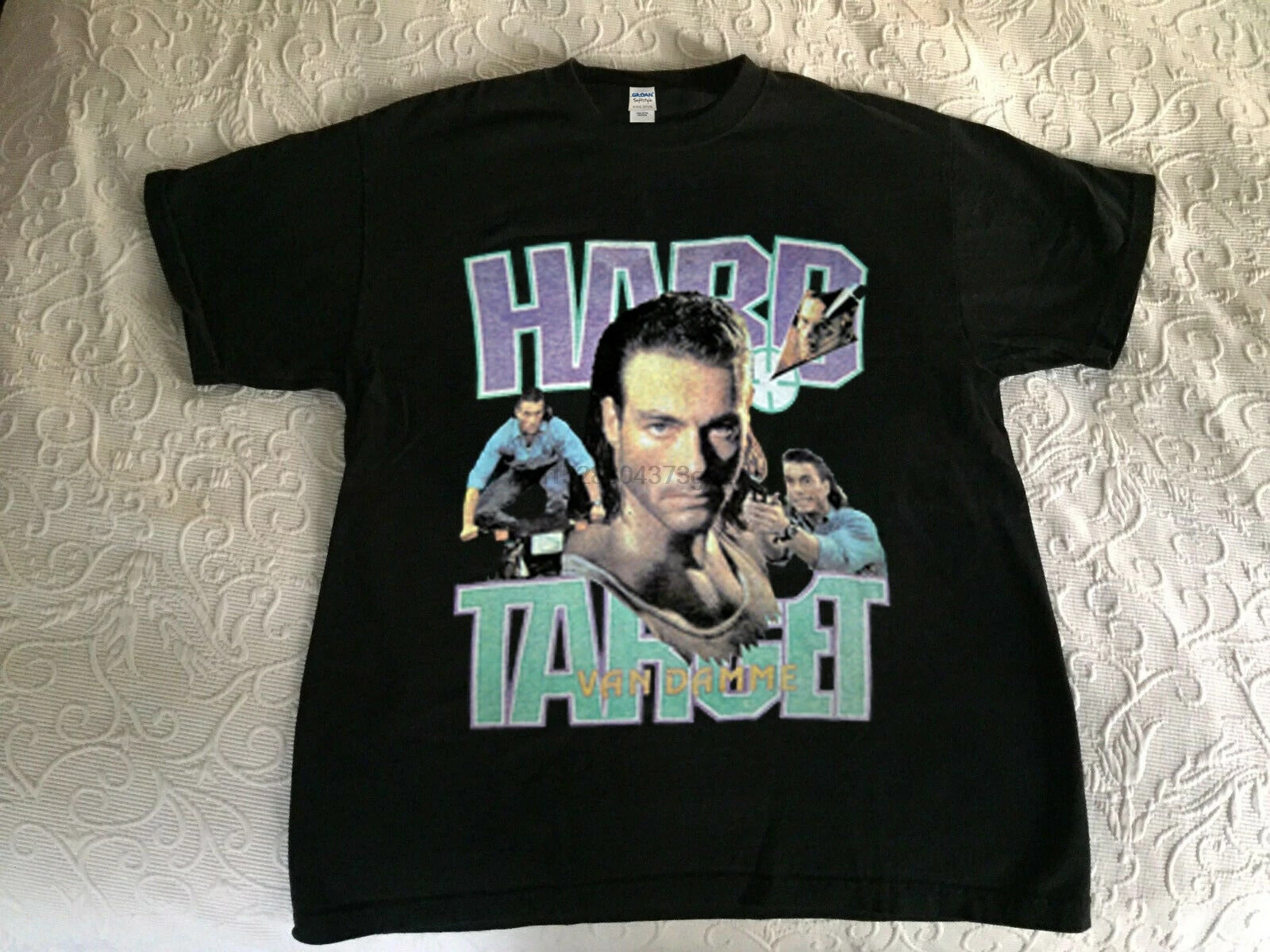 Футболка с надписью vtg Hard Target Movie 1993 Jean Claude Van Damme|Футболки| |