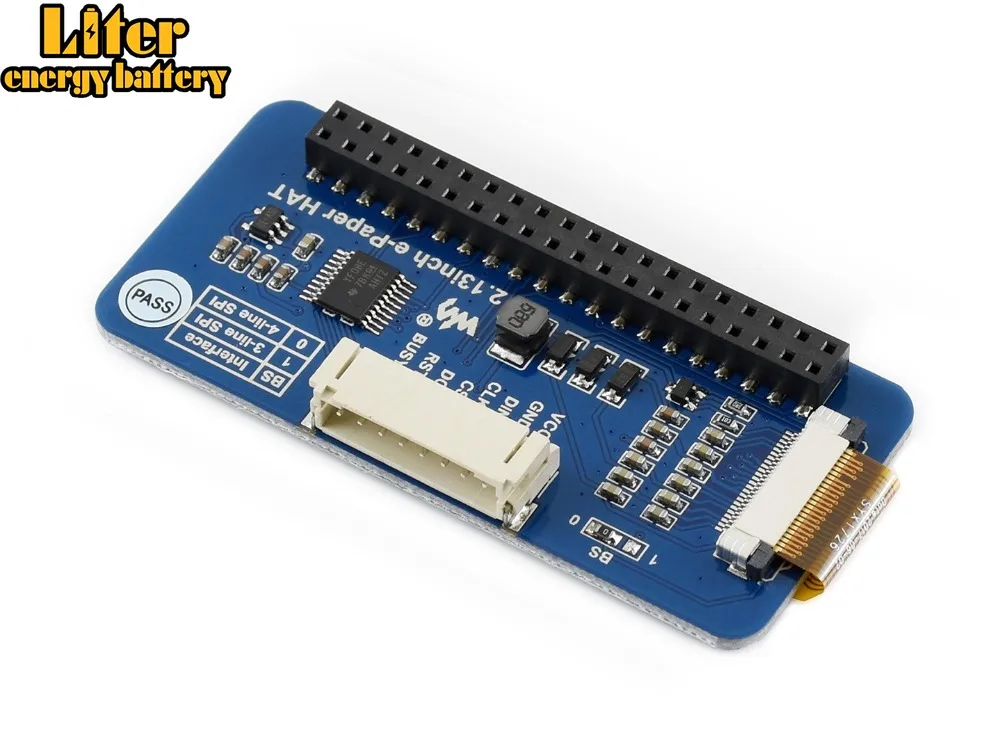 Waveshare 2 13 ''e Paper HAT 250x122 дюймовый дисплей E Ink для RaspberryPi 2B/3B/Zero W цвет: черный белый