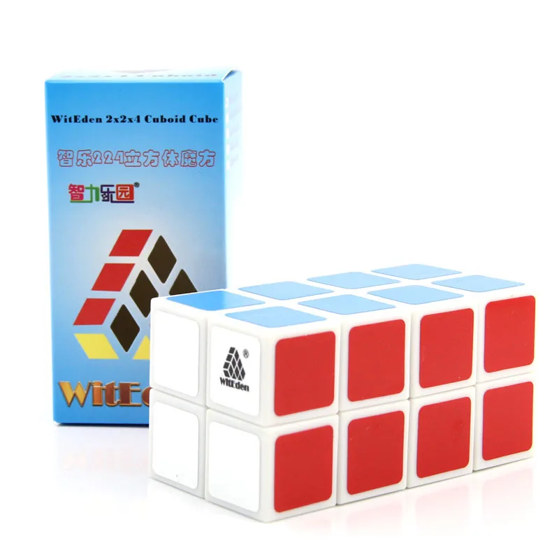 

Sdip le yuan Stereo 224 Rubik's Cube White Smooth Two Two Four Unusual Shape Unequal Order Rubik's Cube Guangzhou