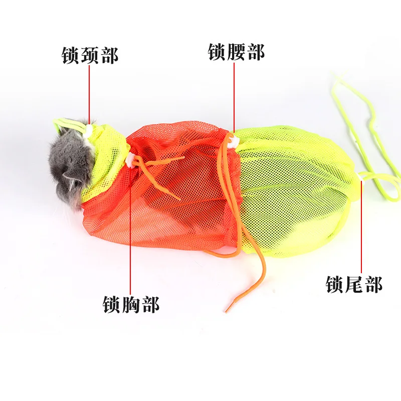 Mesh Cat Grooming Bath Bag Cats Adjustable Washing Bags for Pet Bathing Nail Trimming Injecting Anti Scratch Bite Restraint Mesh Cat Grooming Bath Bag Cats Adjustable Washing Bags for Pet Bathing Nail Trimming Injecting Anti Scratch Bite Restraint