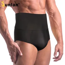Junlan мужские трусики с завышенной талией моделирующие шортики для похудения Корректирующее белье нижнее белье живот Формирующие трусики