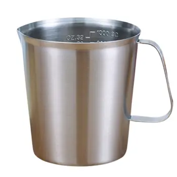 

Practical And Durable Thick Stainless Steel Measuring Cup With Scale Milk Tea Cup Kitchen Baking Measuring Cup