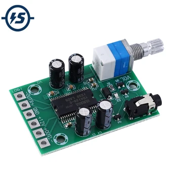 

Digital Amplifier Module Stereo 10W+10W 8ohm Class D Power Amplifier DC 12V YDA138-E