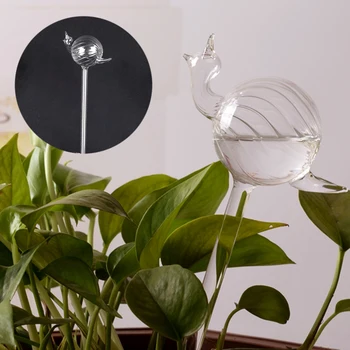 

Portable Automatic Watering Planter Vase Terrarium Container Home Wedding Garden