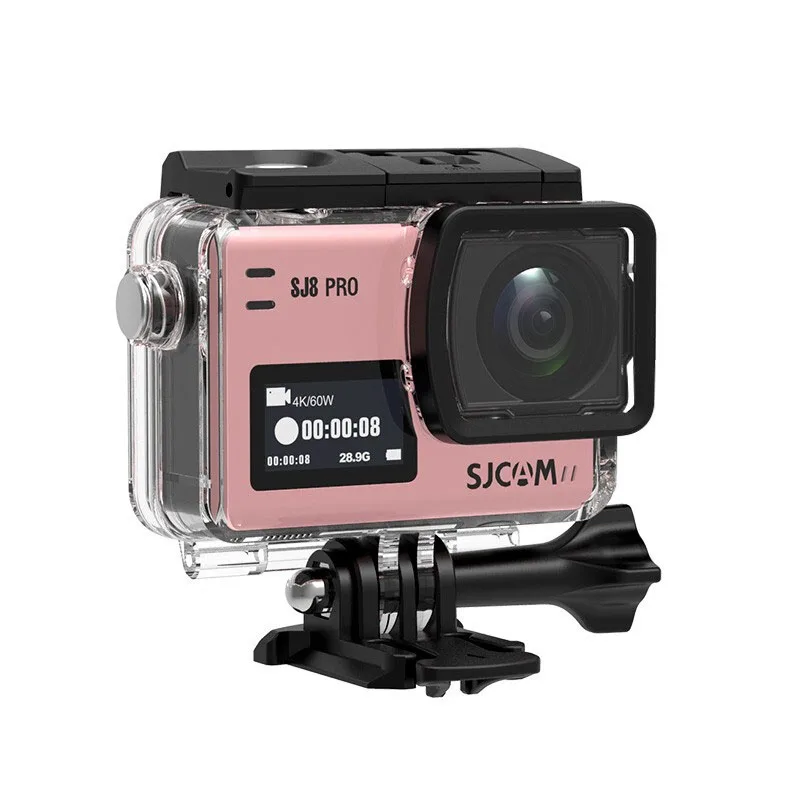 Оригинальная SJCAM SJ8 Pro Экшн-камера 4K Wi-Fi Ambarella H2 4K 60FPS возможностью погружения на глубину до 30 м Водонепроницаемый SJ на открытом воздухе 2,33 ips Сенсорный экран спортивные Камера - Цвет: Rose Gold