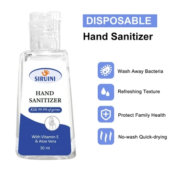 

Portable Kids/Adult 30ml/70ml Amino Acid Hand Sanitizers Portable Refreshing Hand Soap Gel To Instant Skin Cleansing