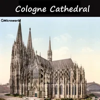 Microworld 3D Building Metal Puzzle Cologne Cathedral Buildings Models Kits DIY Jigsaw Toys New Year Gifts For Teen Children 1
