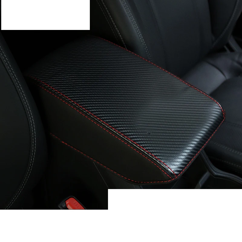 Кожаный подлокотник из волокна Lsrtw2017 для Subaru Forester 2019 2020 SK аксессуары интерьера