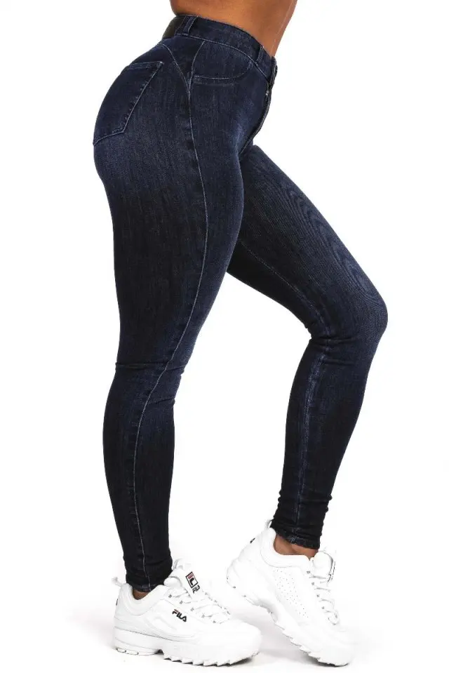 New Women's Super Elastic Jeans Slim Skinny Trousers Fashion Pants Large Size Denim Jean High Street one size fit always jeans