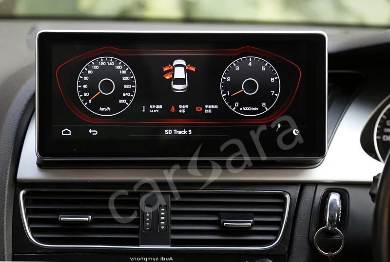 2G ram 10,2" Android монитор gps навигация для правого привода Audi A4 A5 2009