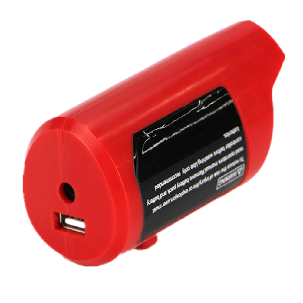Конвертер USB адаптер источник питания для литиевой батареи 12 В M12 M18 Красный Замена портативный безопасный зарядное устройство инструменты