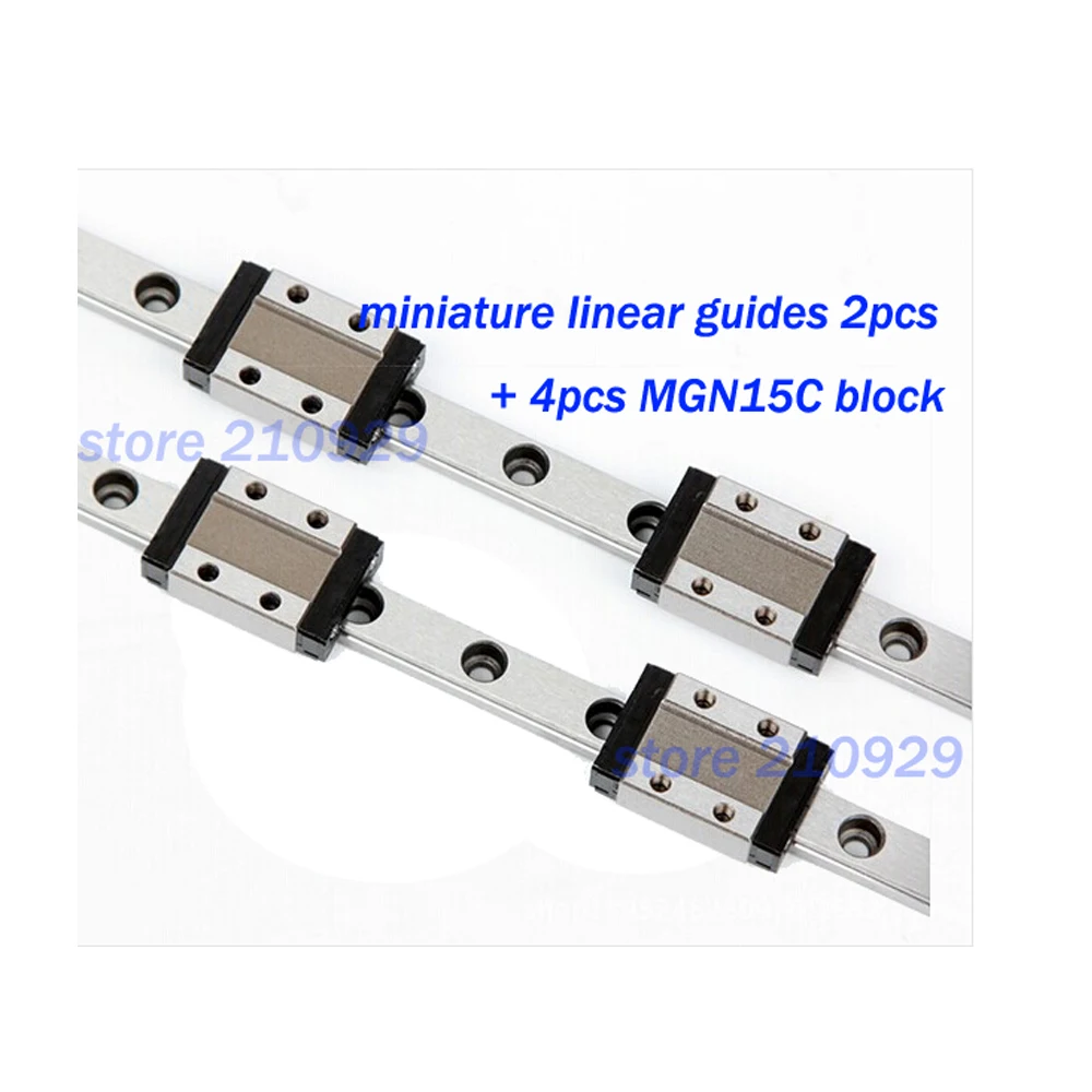 miniature linear guideway 2pcs L800mm + 4pcs MGN15C block | Обустройство дома