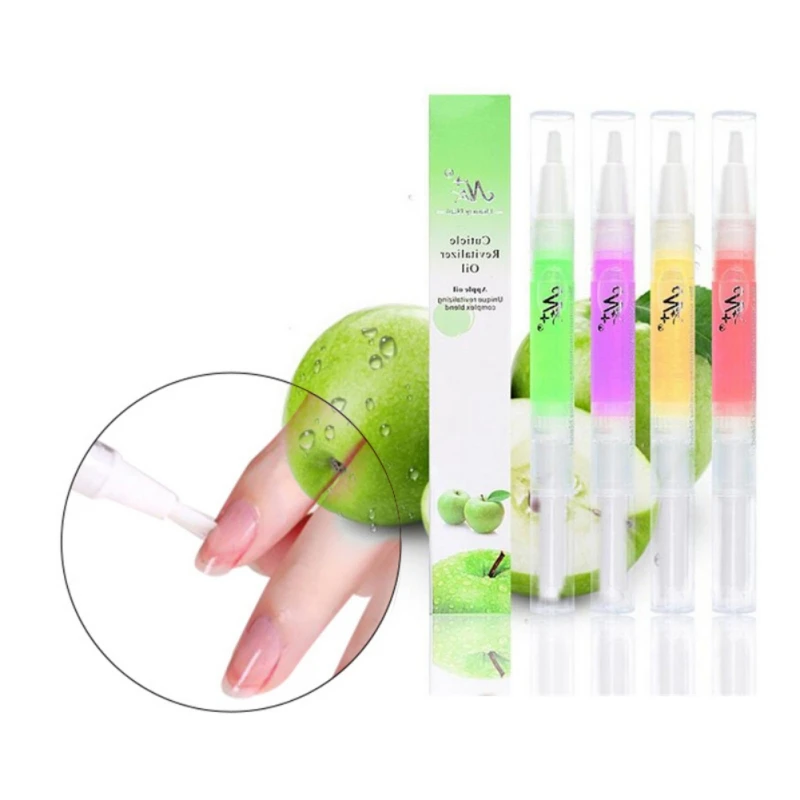 Cheap Chance of  1pc Fruit Flavor Nail Polish Nutrition Pen Nail Care Liquid Pen Anti-Barbed Anti-Drying Nourishing 